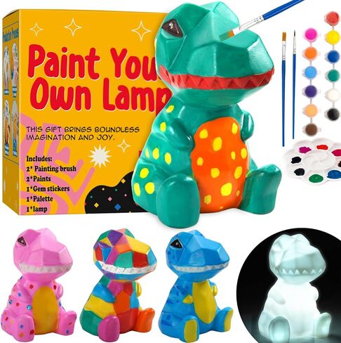 Paint Your Own Dog Lamp Kit - Art & Crafts Painting Kits for Kids, DIY Puppy Crafts Night Light,Art Supplies School Activities,Easter Christmas Birthday Creative Gift for Boys Girls Ages 4 5 6 7 8+ in Saudi Arabia
