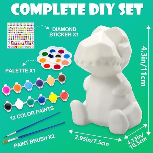 Paint Your Own Dog Lamp Kit - Art & Crafts Painting Kits for Kids, DIY Puppy Crafts Night Light,Art Supplies School Activities,Easter Christmas Birthday Creative Gift for Boys Girls Ages 4 5 6 7 8+ in Saudi Arabia