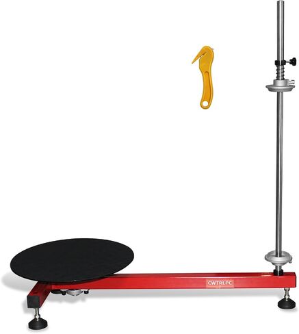 Electric Stretch Film Wrapping Bench,Film Dispenser Wrap Machine,Heavy Duty Film Wrapper Table Pallet Box Shrink for 12-28in Film, 110V in Saudi Arabia