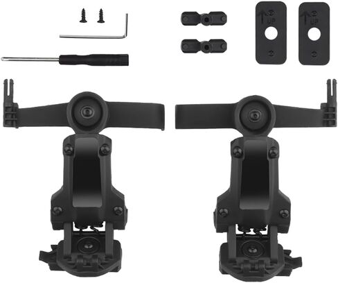 Tactical Helmet ARC Rail Adapter Accessories Headphones Holder with COMTAC 3 Headsets OPS Core ARC and Team Wendy M LOK Rail in Kuwait