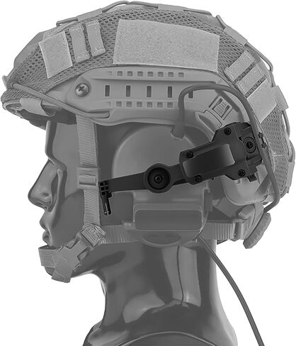 Tactical Helmet ARC Rail Adapter Accessories Headphones Holder with COMTAC 3 Headsets OPS Core ARC and Team Wendy M LOK Rail in Kuwait