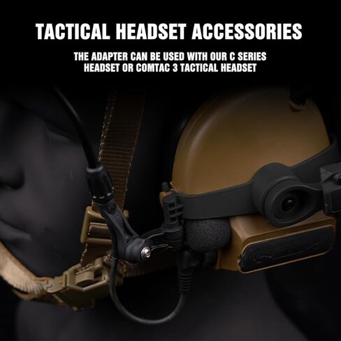 Tactical Helmet ARC Rail Adapter Accessories Headphones Holder with COMTAC 3 Headsets OPS Core ARC and Team Wendy M LOK Rail in Kuwait