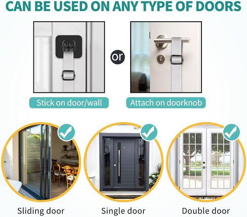 BLUETREE Dog Bells to Go Outside Dog Door Bell Premium Quality Buckle Adjustable Dog Bell Dog Attached to doorknob or Anywhere Near The Door, Length and Height Adjustable in Saudi Arabia