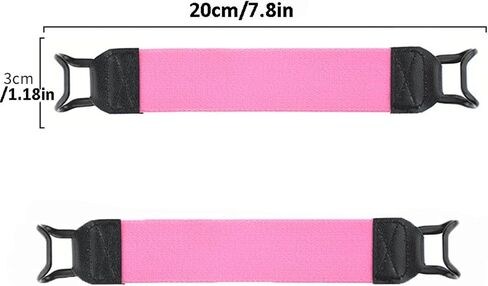 2 Pack Adjustable Hand Strap for Tablet,High Elasticity One-Handed Operation No-Drop Holder (Pink) in Kuwait