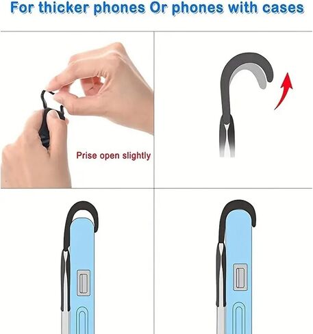 2 Pack Adjustable Hand Strap for Tablet,High Elasticity One-Handed Operation No-Drop Holder (Pink) in Kuwait
