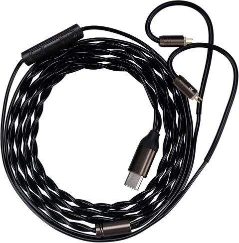 QOA Kinera Celest RUYI IEM Cable with Mic,2 Core 16 OFC Wires Replacement Detachable Cable,Aux Cable HiFi in Ear Earphone Cable for Audiophile Musician in Saudi Arabia
