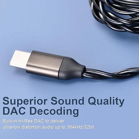 QOA Kinera Celest RUYI IEM Cable with Mic,2 Core 16 OFC Wires Replacement Detachable Cable,Aux Cable HiFi in Ear Earphone Cable for Audiophile Musician in Saudi Arabia