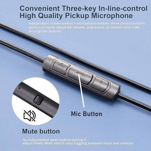 QOA Kinera Celest RUYI IEM Cable with Mic,2 Core 16 OFC Wires Replacement Detachable Cable,Aux Cable HiFi in Ear Earphone Cable for Audiophile Musician in Saudi Arabia