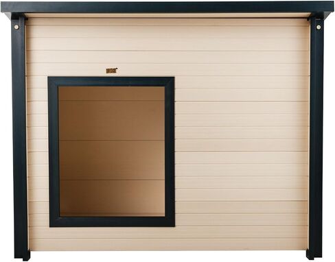 ECOFLEX Rustic Lodge Gray Dog House – Extra Large, 10-YR Warranty - Non-Toxic, Eco-Friendly w/Raised Floor. in Saudi Arabia