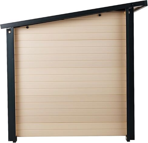 ECOFLEX Rustic Lodge Gray Dog House – Extra Large, 10-YR Warranty - Non-Toxic, Eco-Friendly w/Raised Floor. in Saudi Arabia