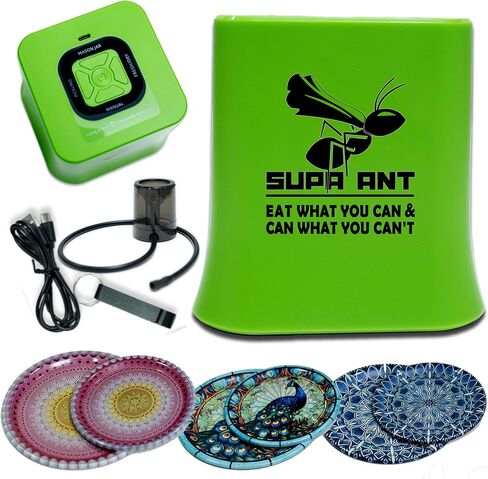 Supa Ant 4in1 Electric Mason Jar Vacuum Sealer Machine for Wide & Regular Mouth Jar - Food Saver Vacuum Sealer Machine - Multipurpose Portable Electric Can Sealing Kit for Canning Supplies Food in Saudi Arabia