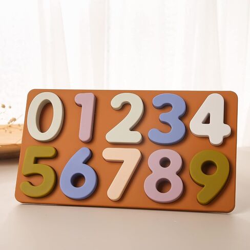 Mamimami Home Toddlers Shape Puzzle Montessori Learning Shape Toy Board for Kids Preschool Boys & Girls Educational Learning Silicone Shape Toys in Saudi Arabia