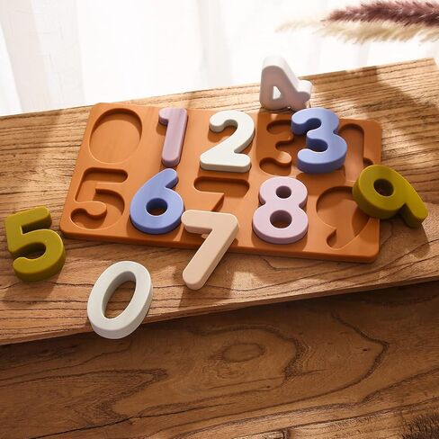 Mamimami Home Toddlers Shape Puzzle Montessori Learning Shape Toy Board for Kids Preschool Boys & Girls Educational Learning Silicone Shape Toys in Saudi Arabia