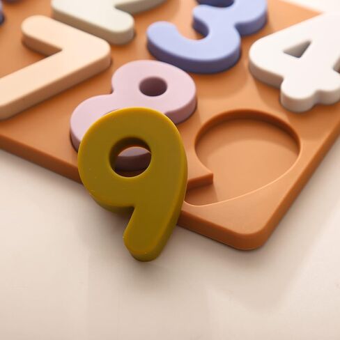 Mamimami Home Toddlers Shape Puzzle Montessori Learning Shape Toy Board for Kids Preschool Boys & Girls Educational Learning Silicone Shape Toys in Saudi Arabia