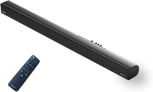 SYLVOX Outdoor Soundbar, Dolby Atmos, IP65 Waterproof, 2.1 Channel, Bluetooth 5.3, HDMI/AUX/ARC/Optical/USB, Ultra-Slim Design, 4 EQ Modes, Works Outdoor TV(Elf S3) in Kuwait