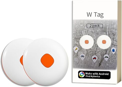 Android Mini GPS Tracker Air Smart Tags localizador Locator Works with Google Find My Device (Android Only), for Elderly Pet Pets Dog Cat Car Luggage Vehicle Motorcycle Tracking Worldwide,Waterproof in Kuwait