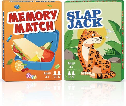 ألعاب البطاقات ، Go Fish و Old Maid Card Game للأطفال الذين تتراوح أعمارهم بين 4 و 8 سنوات ، ألعاب كلاسيكية تفاعلية للأطفال للأطفال الصغار للأطفال ، مثاليين لتخزين هدايا الحوافز ، ألعاب عائلية في ليلة العائلة (Go Fish & Old Maid) in Kuwait