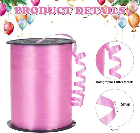 500 Yard Gold Curling Ribbon for Gift Wrapping, Balloon Ribbon, Balloon String, Curly Ribbon, Thin Ribbon, 3/16" Gift Ribbon for Birthday, Baby Shower, Christmas in Saudi Arabia