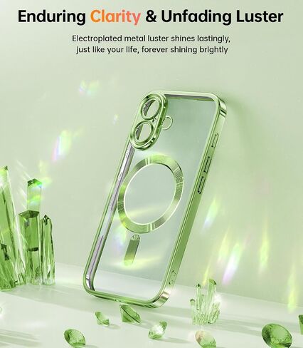 Meifigno Designed for iPhone 17 Pro Case 6.3", [Glitter Card & Wrist Strap] [Compatible with MagSafe] [1HD +1X Privacy Screen Protectors] Surround Raised Lens Protection for 17 Pro Case, Orange in Saudi Arabia