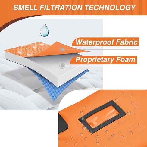 Waterproof Cash Bag with lock and 2 Keys, Money bag with Zipper, 11 x 9 Inch, Orange in Saudi Arabia