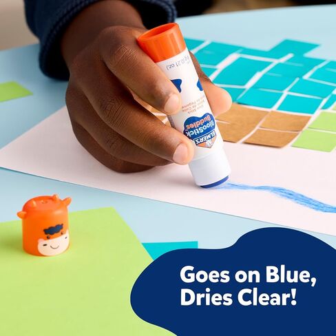 Elmer's Glue Stick Package ، الذي يضم رفاقًا بلوستريك ، واختفاء الأرجواني ، وعصي الغراء المعطرة ، متنوعة ، 30 العد in Kuwait