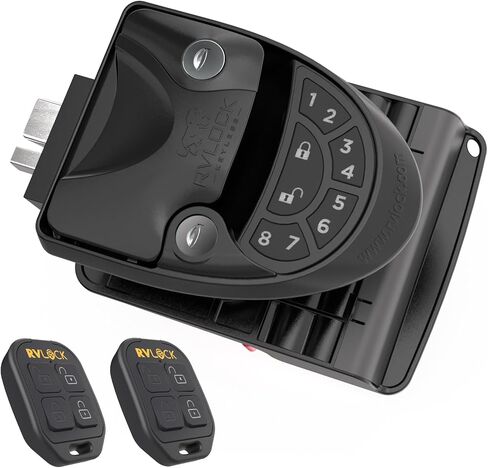 RVLOCK V4 RV Door Lock لوحة مفاتيح دخول بدون مفتاح ، ومزلاج باب متين العربة ، واستبدال قفل RV الممتاز بتقنية أمان حاصلة على براءة اختراع in Saudi Arabia