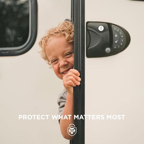 RVLOCK V4 RV Door Lock لوحة مفاتيح دخول بدون مفتاح ، ومزلاج باب متين العربة ، واستبدال قفل RV الممتاز بتقنية أمان حاصلة على براءة اختراع in Saudi Arabia