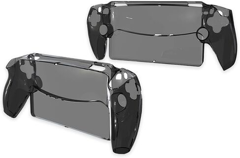 Protective Case for PlayStation Portal, Crystal Cover, PC Shell, Precision-Molded with Heat Dissipation, Anti-Slip/Scratch/Fingerprint, Ergonomic Grip, Lightweight Durable (Smoke Black) in Saudi Arabia