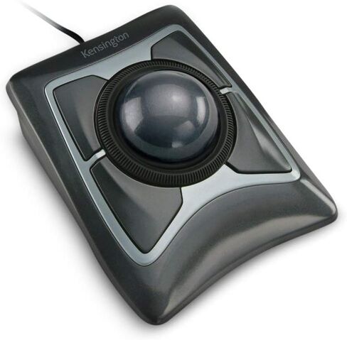 Kensington Expert Wireless Trackball Mouse (K72359WW) Black ، 3.5 "× 6.1" × 8 "و Morbit Wireless Brackball Mouse مع خاتم التمرير اللمس (K72352us) ، Black in Kuwait