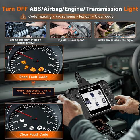 أداة تشخيص الماسح الضوئي ANCEL FX3300 Obd2، أداة مسح ضوئي لجميع الأنظمة، قارئ رمز السيارة لتحديث WiFi مجانًا مدى الحياة، ماسح ضوئي تشخيصي للسيارات in Saudi Arabia