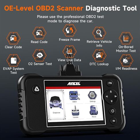 أداة تشخيص الماسح الضوئي ANCEL FX3300 Obd2، أداة مسح ضوئي لجميع الأنظمة، قارئ رمز السيارة لتحديث WiFi مجانًا مدى الحياة، ماسح ضوئي تشخيصي للسيارات in Saudi Arabia