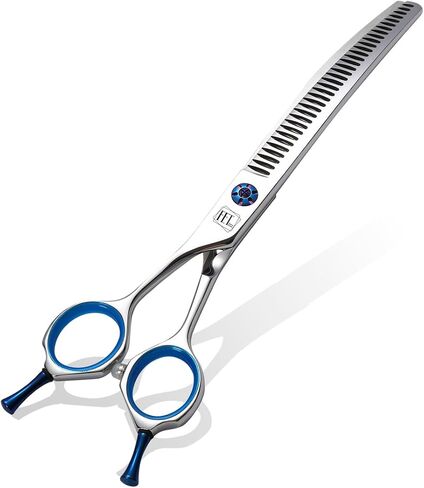 Dog Grooming Scissors: Left Handed 7 inch Pet Shears Made Of Japanese 440C Advanced Stainless Steel Professional Grooming Scissors for Dogs Cats and Other Pets in Saudi Arabia