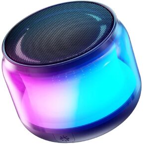 LENRUE Portable Bluetooth Speakers with Colorful Lights, Loud Sound, Small Bluetooth Speaker with Wireless Stereo Pairing, Mini Gifts for Kids, Teen, Girls, Boys, Women