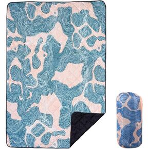 Waterproof Outdoor Blanket, 78.7x55inch, Printed Large Picnic Blankets, Foldable Picnic Mat, Camping Blanket for Picnic, Grass, Park, Lawn, Beach - Abstract Line