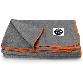 Large Military Wool Blanket - Warm & Thick Emergency Survival Blanket Great for Camping, Outdoors, Sports Events, Picnics, 4.5 lbs, 64" x 88" (Maroon) in Kuwait