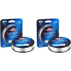 Berkley Vanish® Fluorocarbon Fishing Line Bundle, 6lb 250yd & 8lb 250yd Suitable for Saltwater and Freshwater