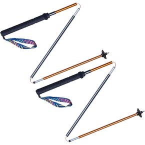AONIJIE Trail Running Poles 2 Pcs Outdoor Trekking Poles Foldable Aluminum Alloy Sticks Quick Lock Ultralight for Camping Hiking Mountaining Marathon