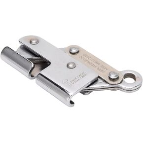 Uxsiya Self Locking Rope Grab,Climbing Anti Fall Rope Grab Alloy Steel Strong Bearing Capacity Self Locking Rope Grab for Tree Arborist Expedition Fall Belay Device