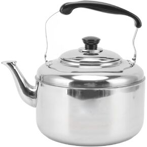 5.5 L Tea Kettle Stainless Steel Tea Whistling Boiling Kettle Suitable for Gas Stoves and Induction Cooktops