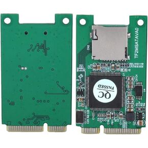 Zerone Micro Secure Digital TF Card to Mini PCI-E mSATA SSD Adapter Card as Disk Driver
