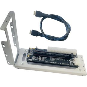 Sintech Oculink SFF-8612 8611 to PCI-e X16 Card with Oculink SFF-8611 Extension Cable As External Graphics Card, Comatible with SteamDeck GDP Thinkbook 14+/16+ UM780 XTX AOOSTAR Mini PC