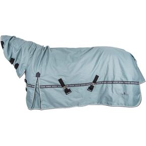 Classic Equine 5K Cross Trainer Horse Blanket with Hood Surf S72/74