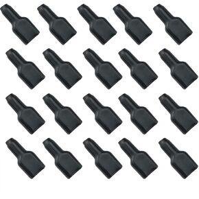 20PCS Power Connector Rubber Sleeve High Current Male and Female Connector Splices Rubber Bootie Flame Retardant Sleeve for Solar Generator Mobile Power Station Boat Camper Car Motorhome