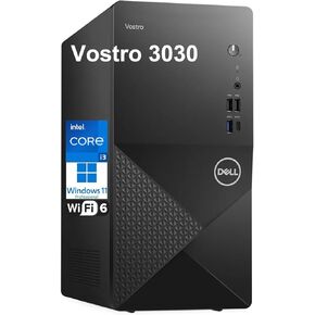Dell Vostro 3030 Tower 3000 Series Business Desktop Computer, 12th Gen Intel 4-Core Processor, 16GB DDR5 RAM, 512GB PCIe SSD, WiFi 6, Bluetooth, DisplayPort, HDMI, Keyboard and Mouse, Windows 11 Pro