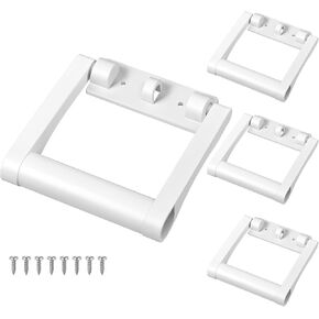 4 Pcs Cooler Replacement Handles Compatible with Igloo 21023 for 25-72 qt Coolers White Plastic Cooler Accessories Kits