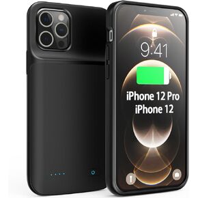 حافظة بطارية لهاتف iPhone 8 7 6s 6 SE الجيل الثالث 2022 والجيل الثاني 2020، علبة شحن بطارية 3200 مللي أمبير في الساعة، تدعم مزامنة البيانات، شاحن بطارية ممتد مدمج في علبة قابلة لإعادة الشحن