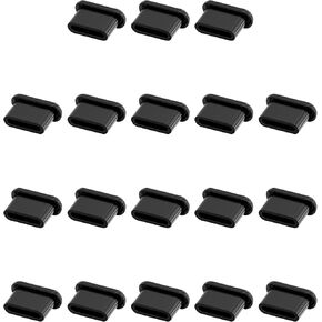 20 PCS BNC-A Port Anti-dust Plugs, Silicone Covers Caps Stoppers, Port Protector for Laptop, Phone, ID; 0.37"