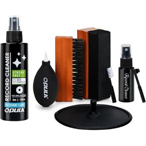 OPULA 7in1 Record Cleaner Kit + 180ml Record Cleaner Fluid