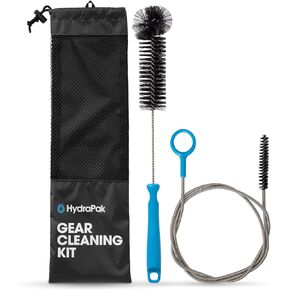 HydraPak Gear Cleaning Kit - Bristle and Wire Tube Brush Set - BPA & PVC Free - Cleans Hydration Reservoirs and Bladders, Water Containers