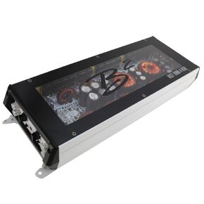 RIOT 1800W 2-Ohm Class D 4-Channel Amplifier w/RGB LED Illumination